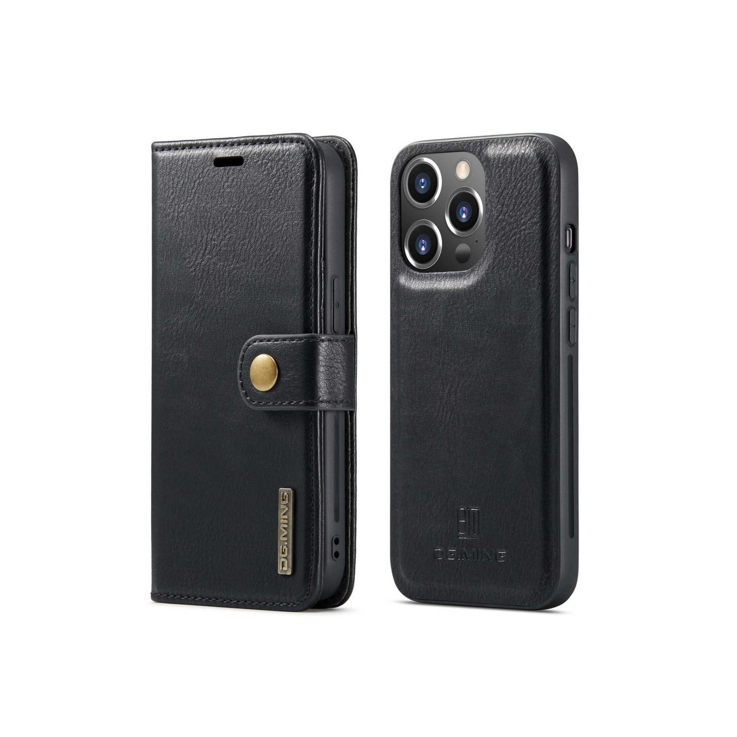 iPhone 14 Pro Max DG.MING Irrotettava 2 - in - 1 - lompakkokuori