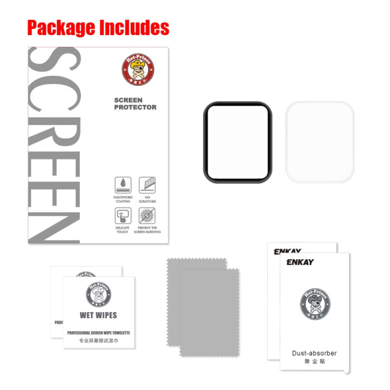 HAT PRINCE Apple Watch Series 4 40mm buet skjermbeskytter i full størrelse