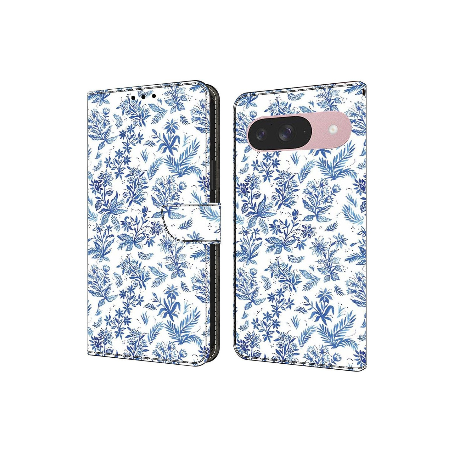 Til Google Pixel 10 Pro / 10 / 9 Pro / 9 Plånboksfodral Mønstertrykt PU-læder Flip Stativ Mobilcover