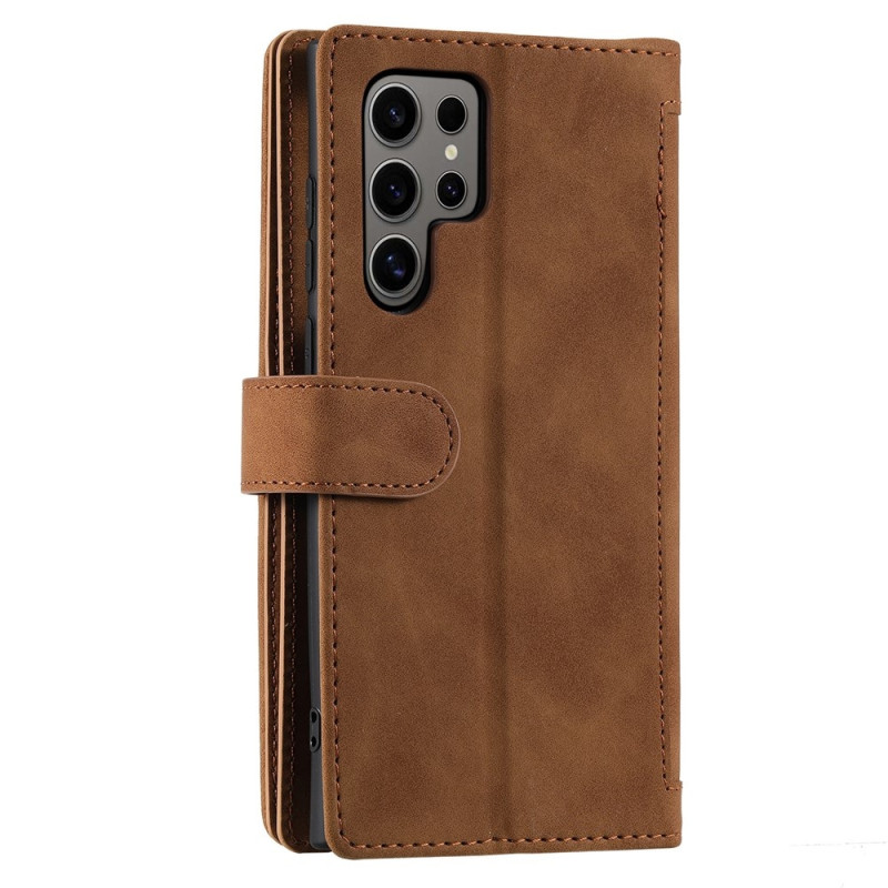 Til Samsung Galaxy S26 Ultra 5G Etui med Lynlåslomme og 9 Kortlommer