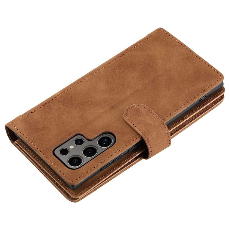 Til Samsung Galaxy S26 Ultra 5G Etui med Lynlåslomme og 9 Kortlommer