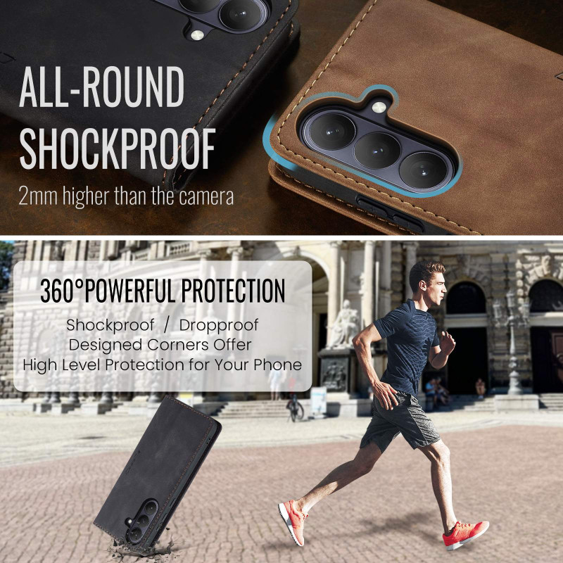 CASEME Plånboksfodral Samsung Galaxy S26 - Svart