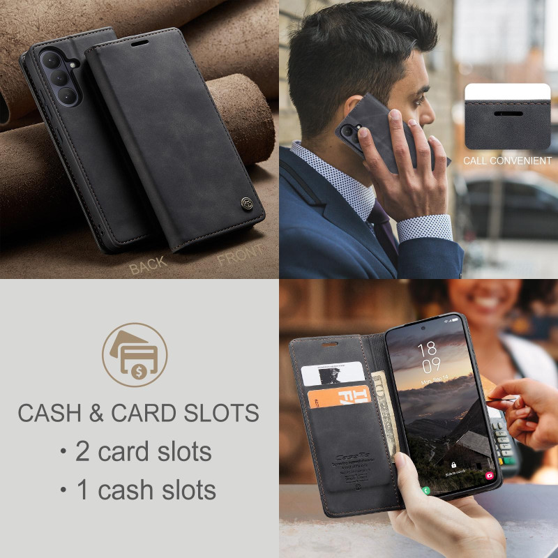 CASEME Plånboksfodral Samsung Galaxy S26+ - Svart