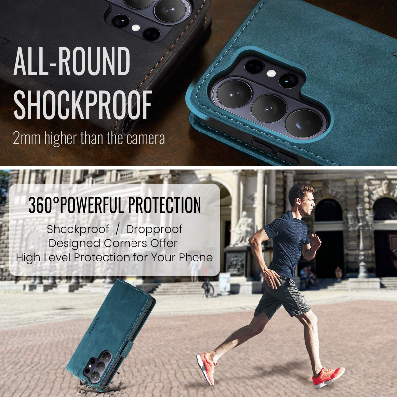 CASEME Plånboksfodral Samsung Galaxy S26 Ultra - Blå