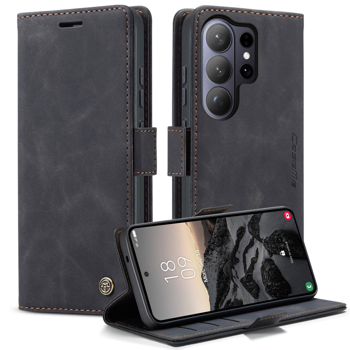 CASEME Plånboksfodral Samsung Galaxy S26 Ultra - Svart