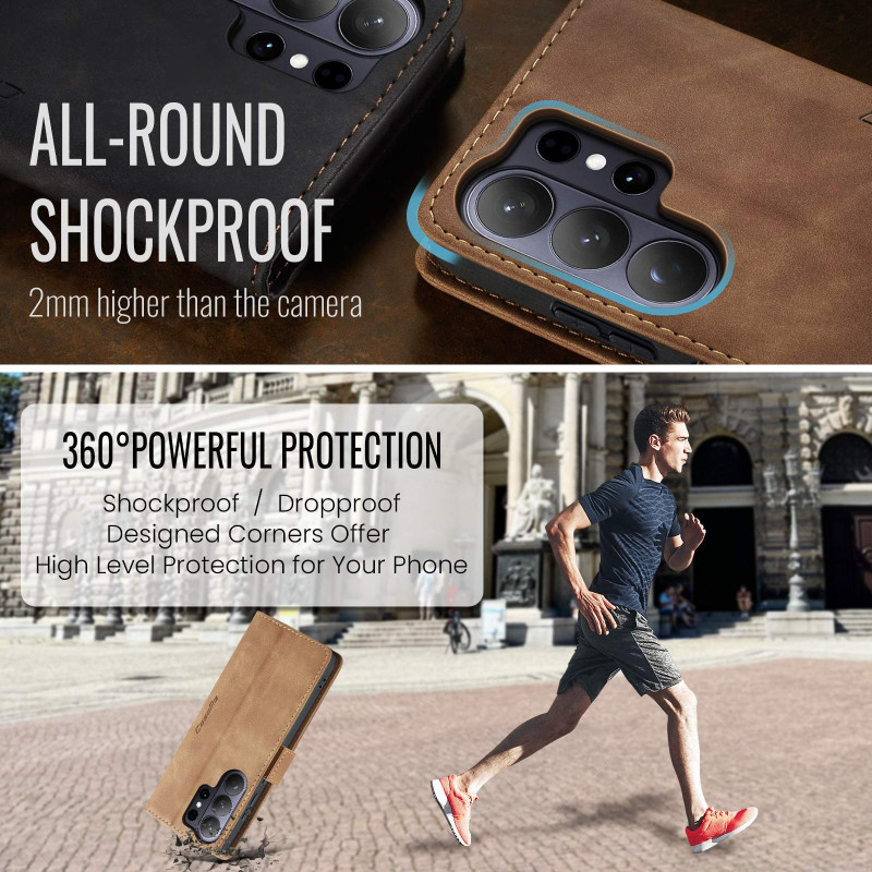 CASEME Plånboksfodral Samsung Galaxy S26 Ultra - Brun