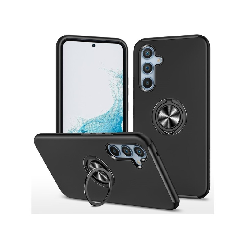 Samsung Galaxy S26 Hybridikotelo Sormusrengas ja Teline - Musta