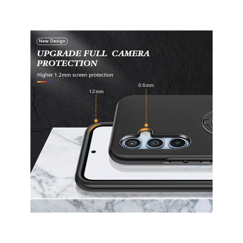 Samsung Galaxy S26 Hybrid skal med Finger Ring - Silver