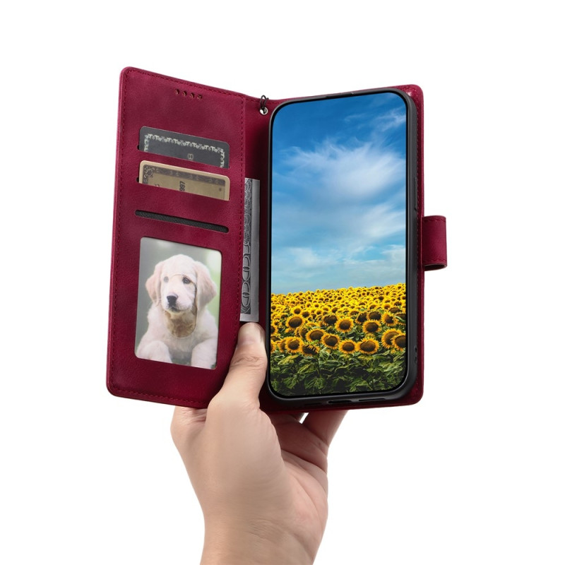 Samsung Galaxy S26 -lompakkokotelon kuoren kuoren Mandala-kukkakuvio