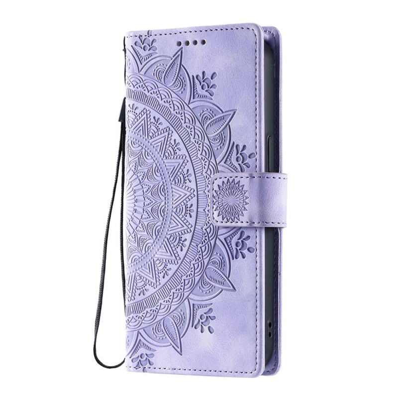 Til Samsung Galaxy S26 tegnebogscover Cover Shell Mandala Blomstermønster