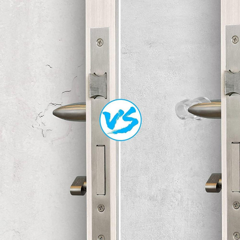 Deksel for dører vegger Dørhåndtak rund dørknott støtfanger