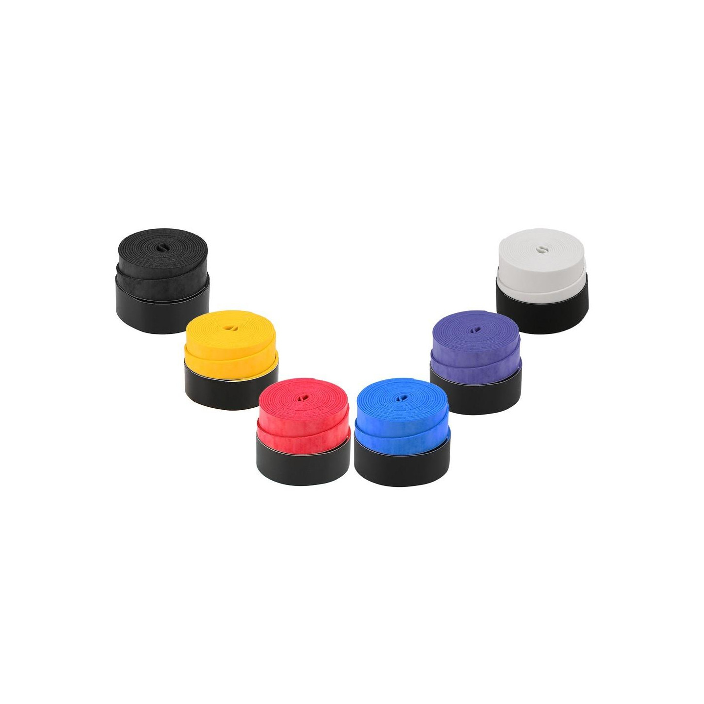 Tennismaila Overgrips Liukumatonta hikiteippiä Sulkapallo 12 kpl 6x2