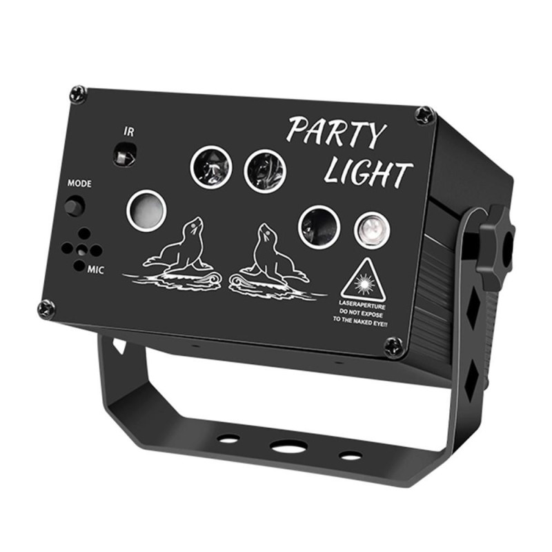 Laser Light Flash Light Voice - activated Remote Disco Party