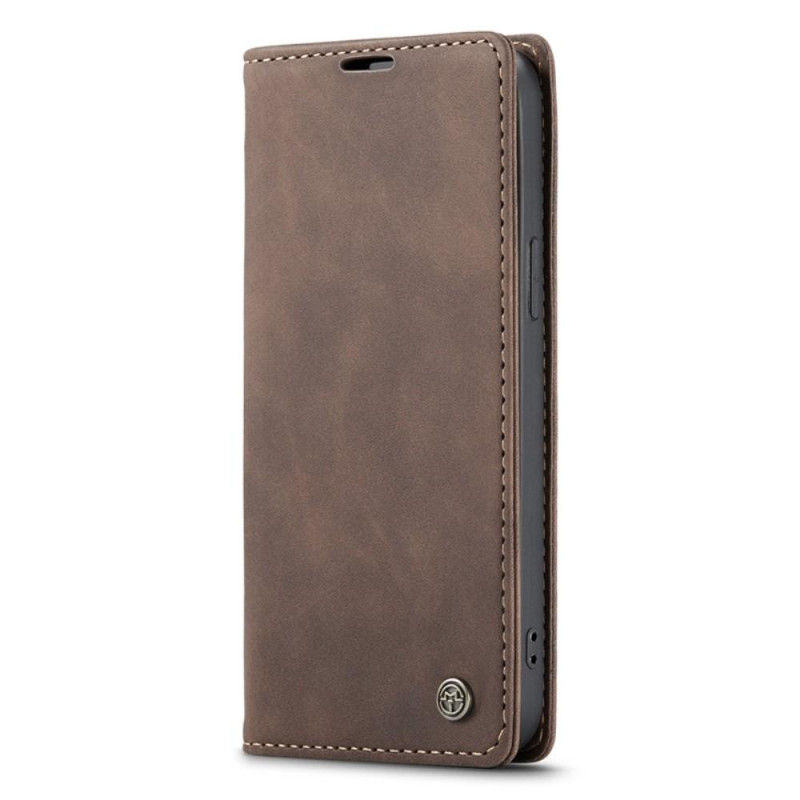 CASEME Retro Wallet Case for iPhone 14 Plus - Dark Brown