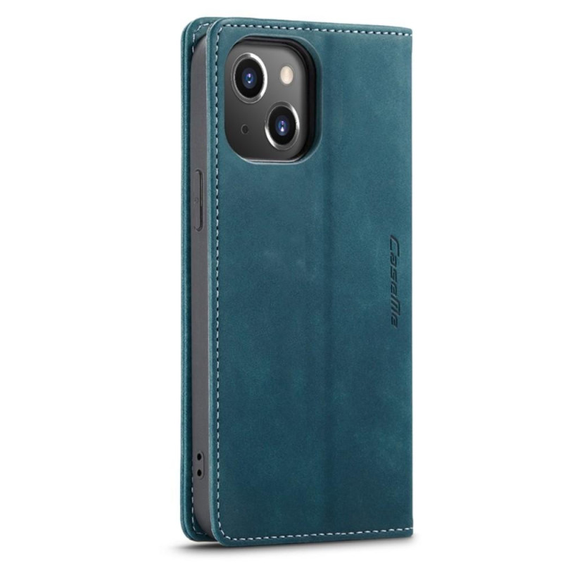 CASEME Retro tegnebog taske til iPhone 14 Plus - Blå