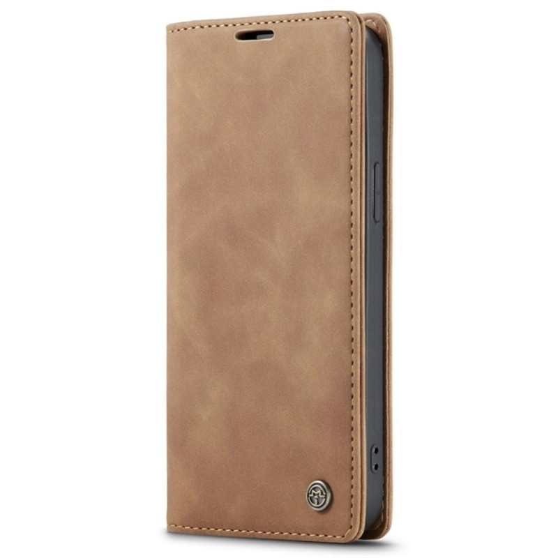 CASEME Retro Wallet Case for iPhone 14 Plus - Light Brown