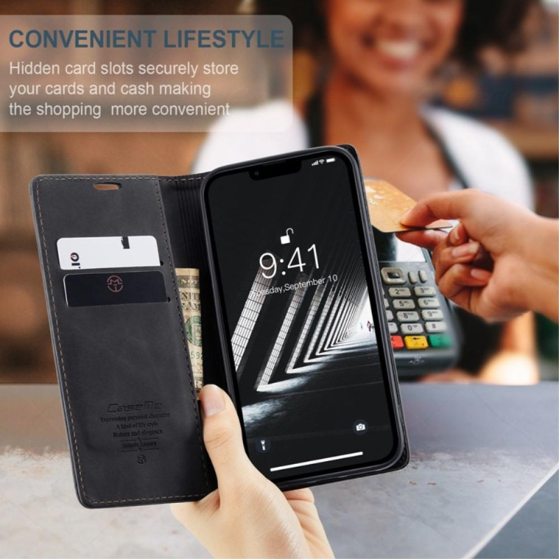 CASEME Lommebok - deksel iPhone 14 Plus - Svart