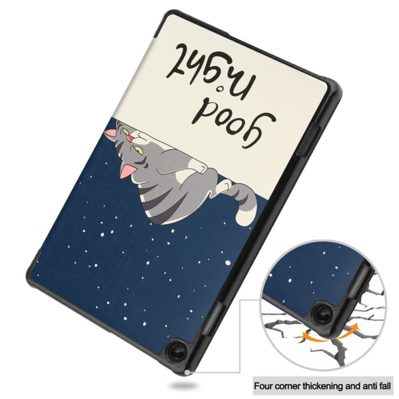 Til Lenovo Tab M10 (Gen 3) Trifoldet Stativdæksel - Cat