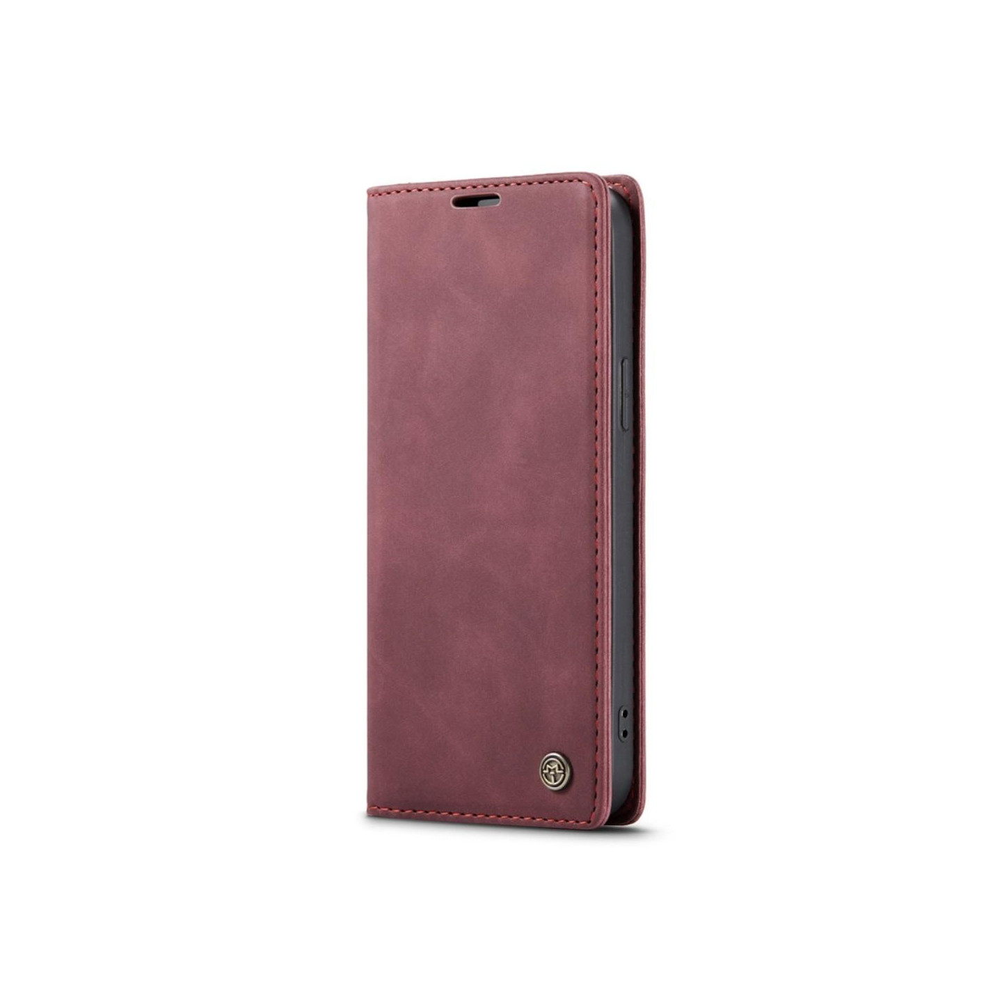 CASEME Retro tegnebog taske til iPhone 14 - rød