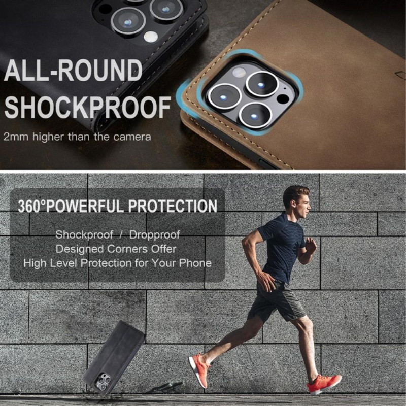 CASEME Lommebok - deksel iPhone 14 Pro - Svart