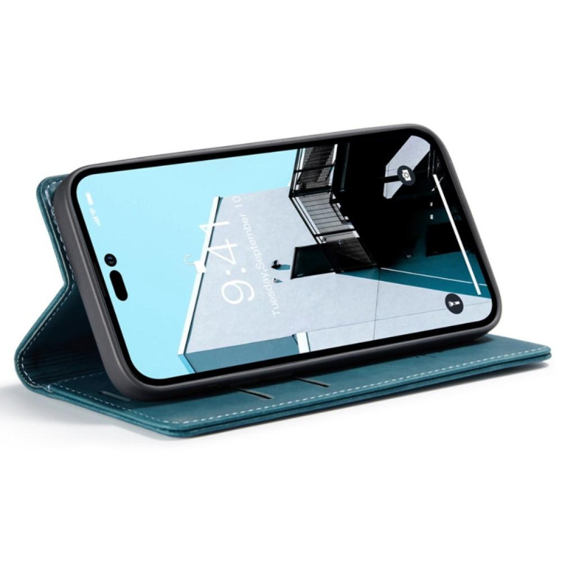CASEME Lommebok - deksel iPhone 14 Pro Max - Blå