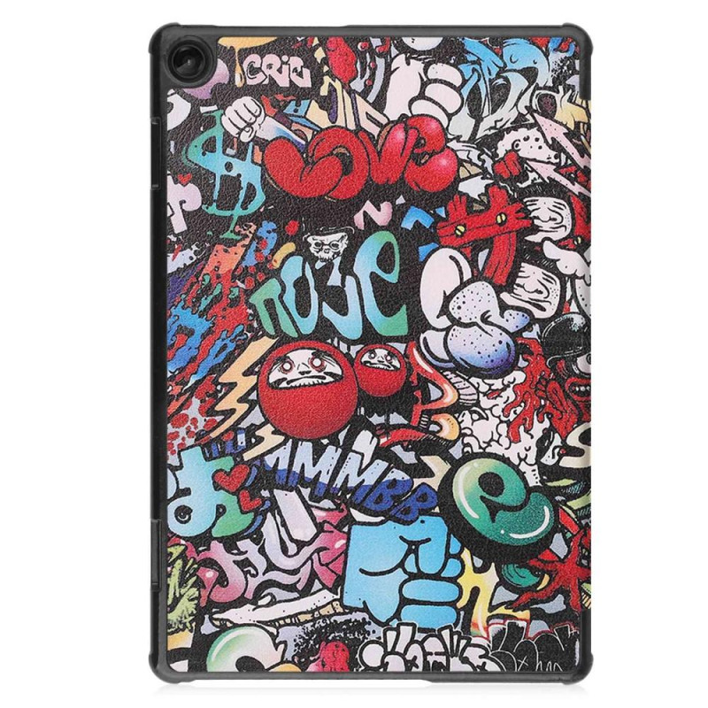 Trifoldbart deksel til Lenovo Tab M10 Gen 3 - Graffiti