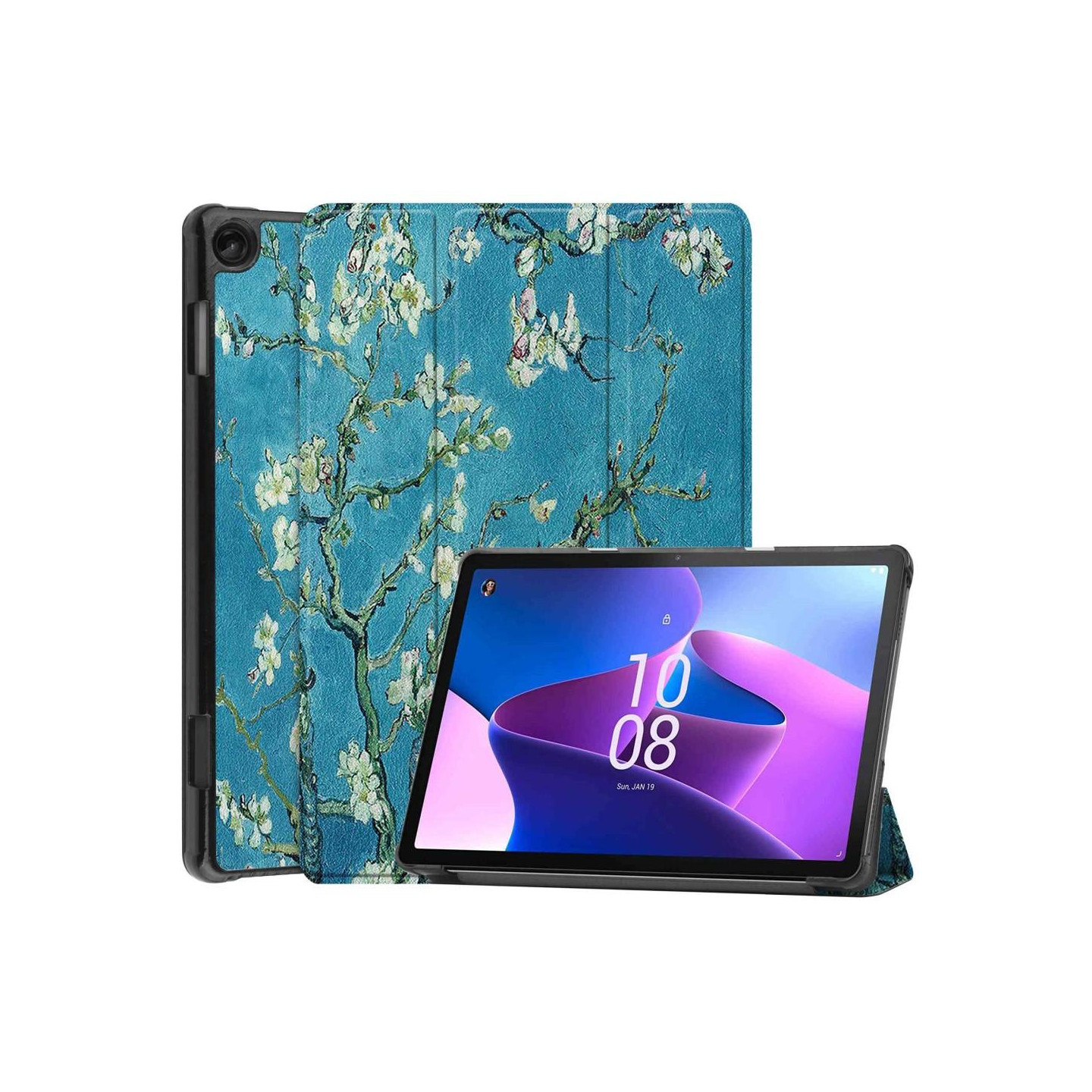 Lenovo Tab M10 (Gen 3) Kolminkertainen jalustan kansi - Blossom