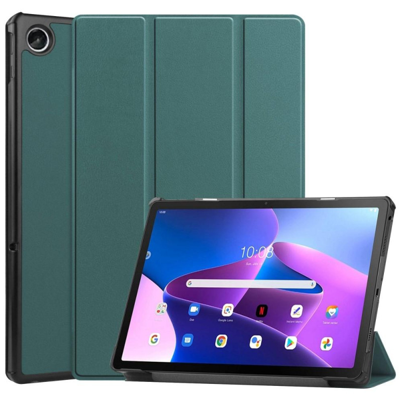 Tri - fold Deksel til Lenovo Tab M10 Plus Gen 3 - Grønn