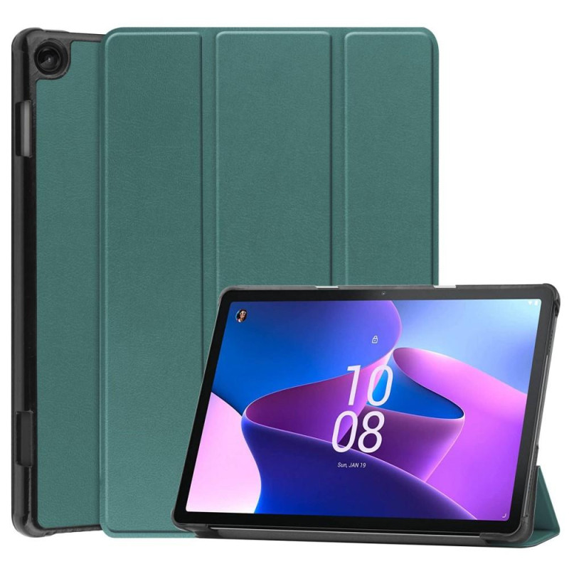For Lenovo Tab M10 (Gen 3) Trifold Stand Cover - Green
