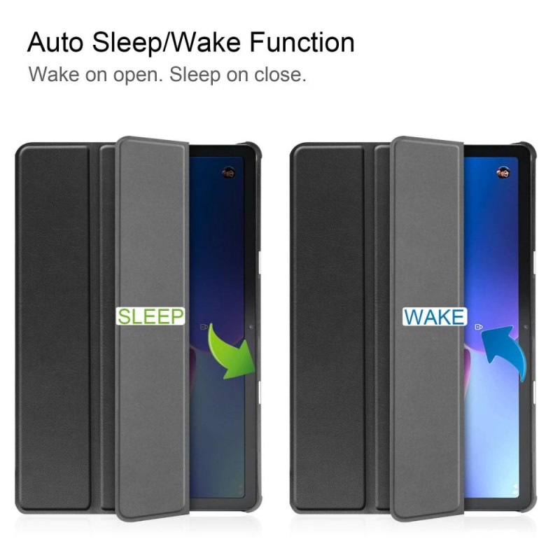 For Lenovo Tab M10 (Gen 3) Trifold Stand Cover - Black