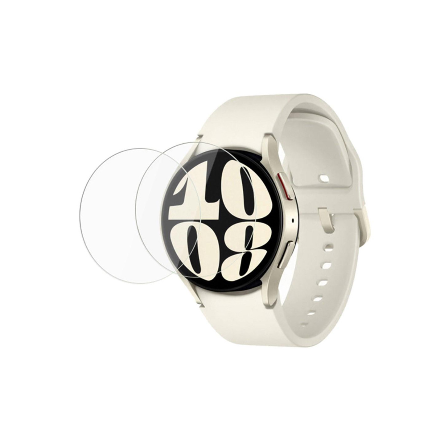 2Pcs Tempered Glass Screen Protector For Samsung Galaxy Watch6 47mm