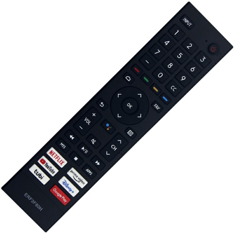 Remote Control Replacement ERF3F80H For Hisense TV (Does not support voice function)