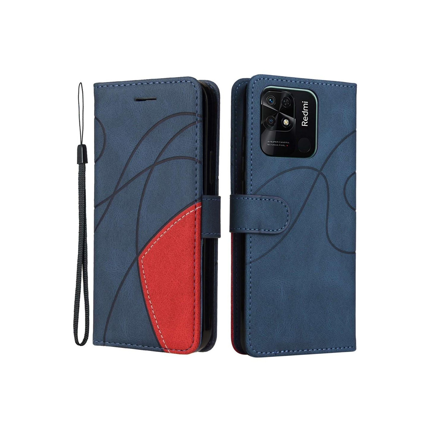 Til Xiaomi Redmi 10C KT - serie - 1 dobbeltfarve