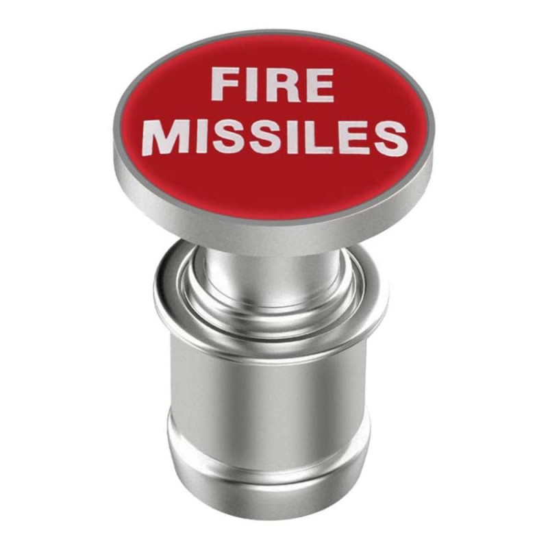 Metallinen savukkeensytyttimen savuketappi 12 V: n moottoripyörälle - FIRE MISSILE