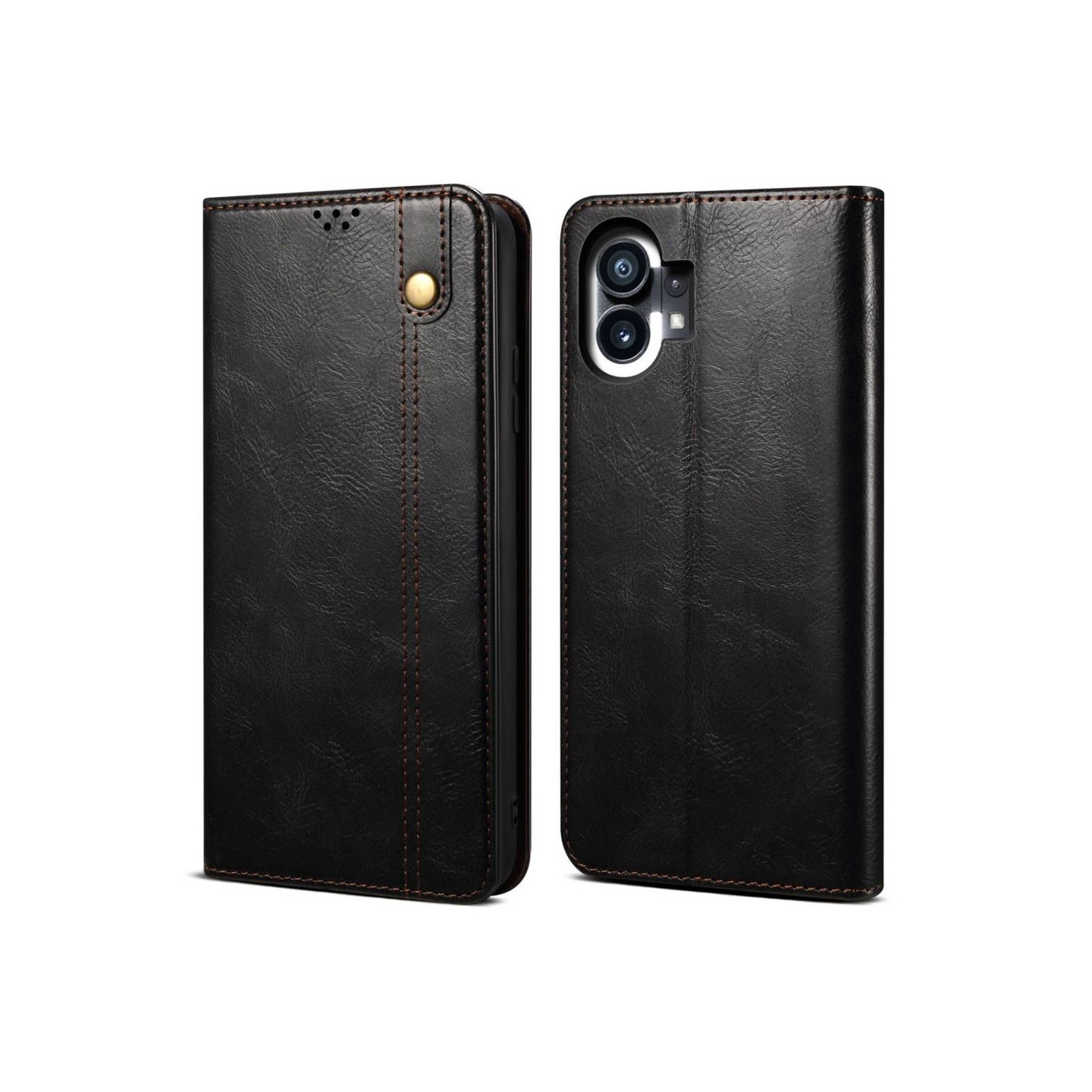 Nothing phone (1) 5G Wallet Stand Protective Phone Cover - Black