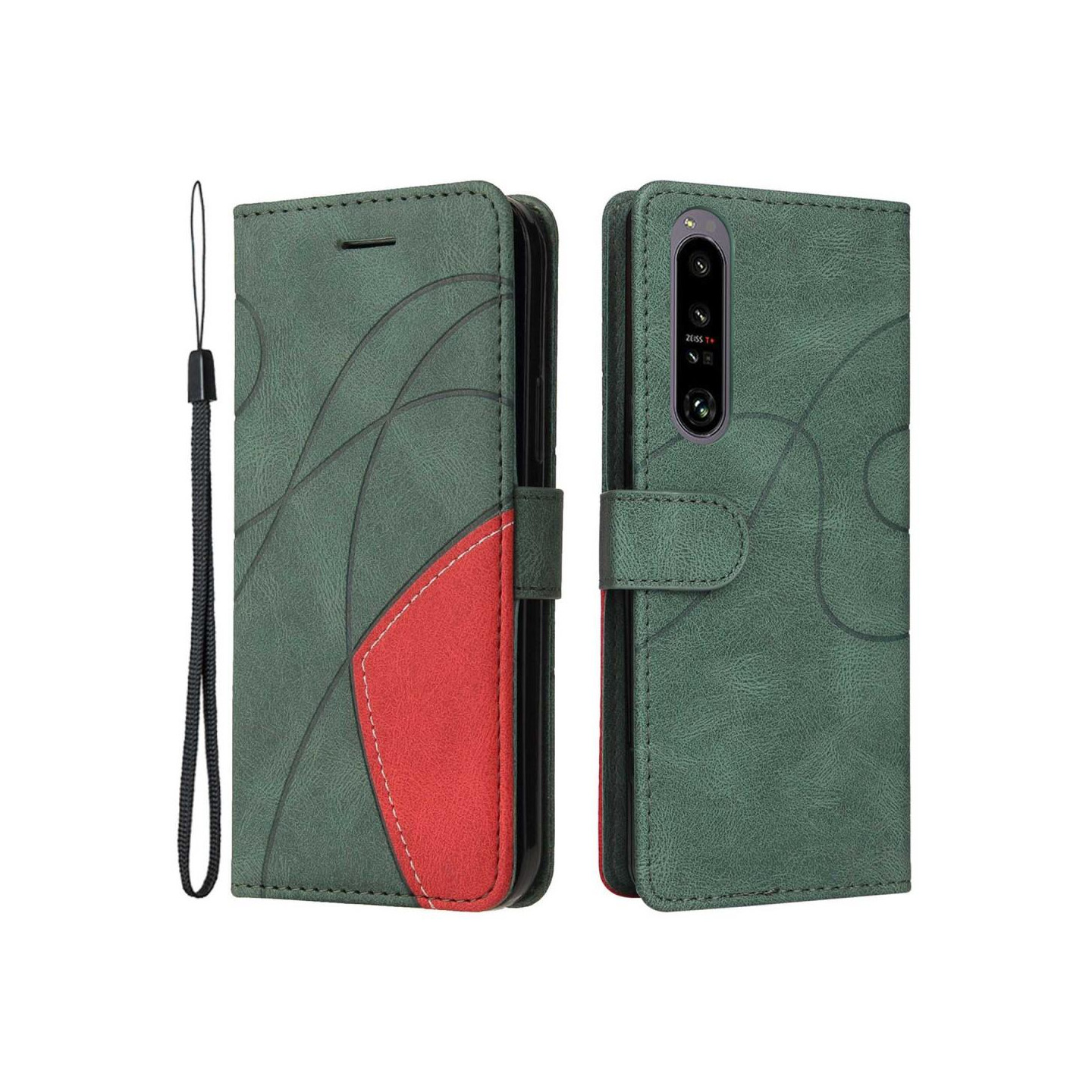 KT Lommebok - deksel til Sony Xperia 1 IV 5G - Grønn