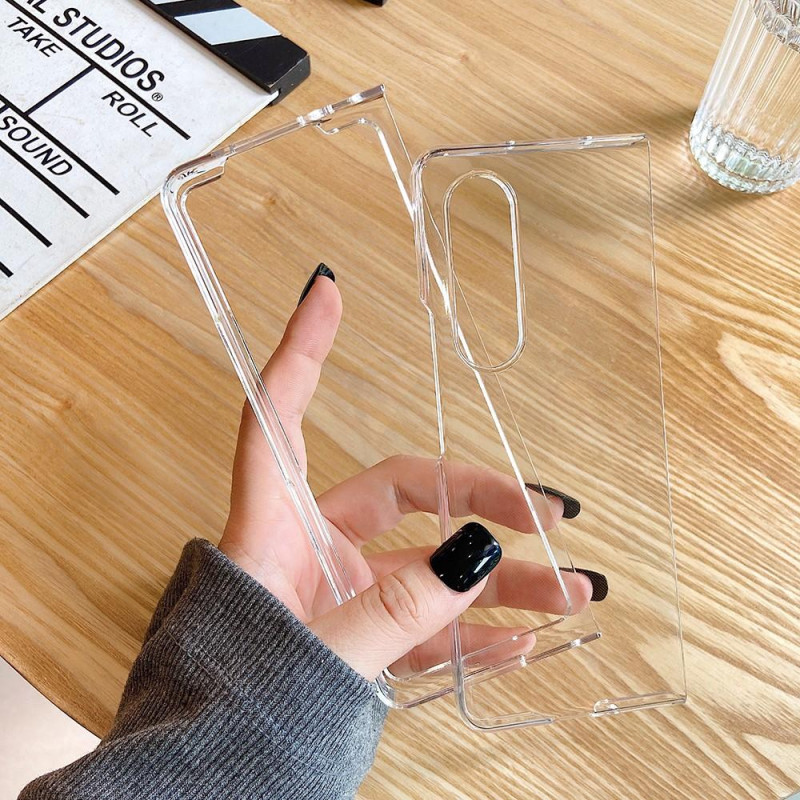 Samsung Galaxy Z Fold 3 5G Transparent Hard PC Case Mobile Phone Cover Shell