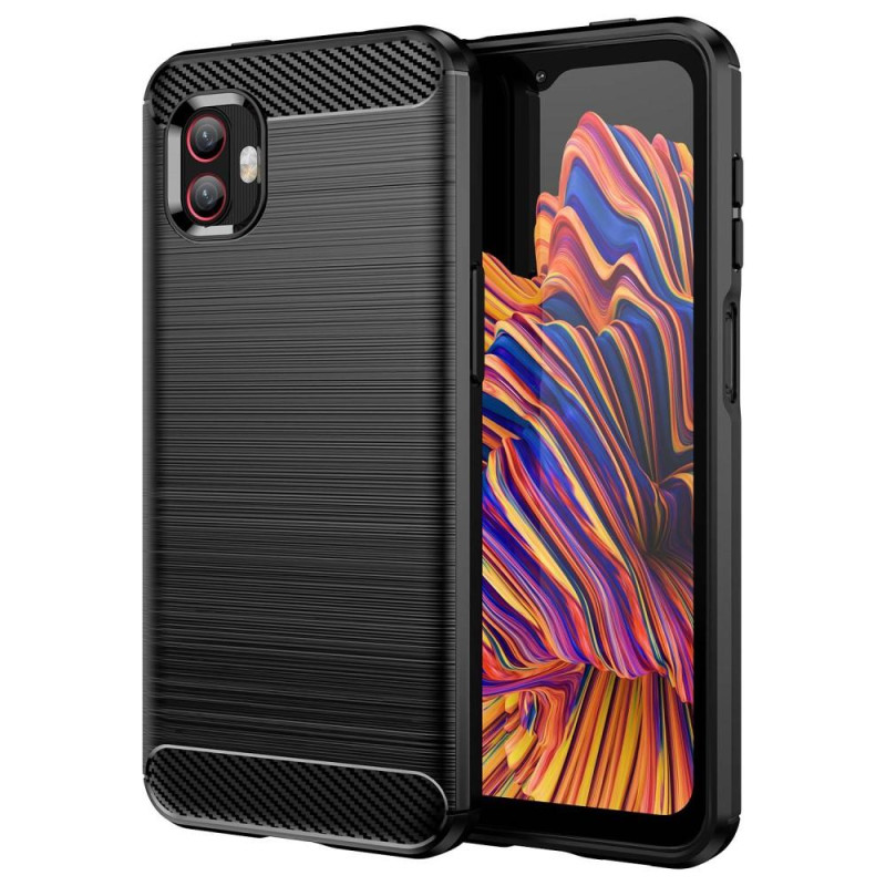 Samsung Galaxy Xcover 6 Pro Carbon Fibre Pattern Back Cover