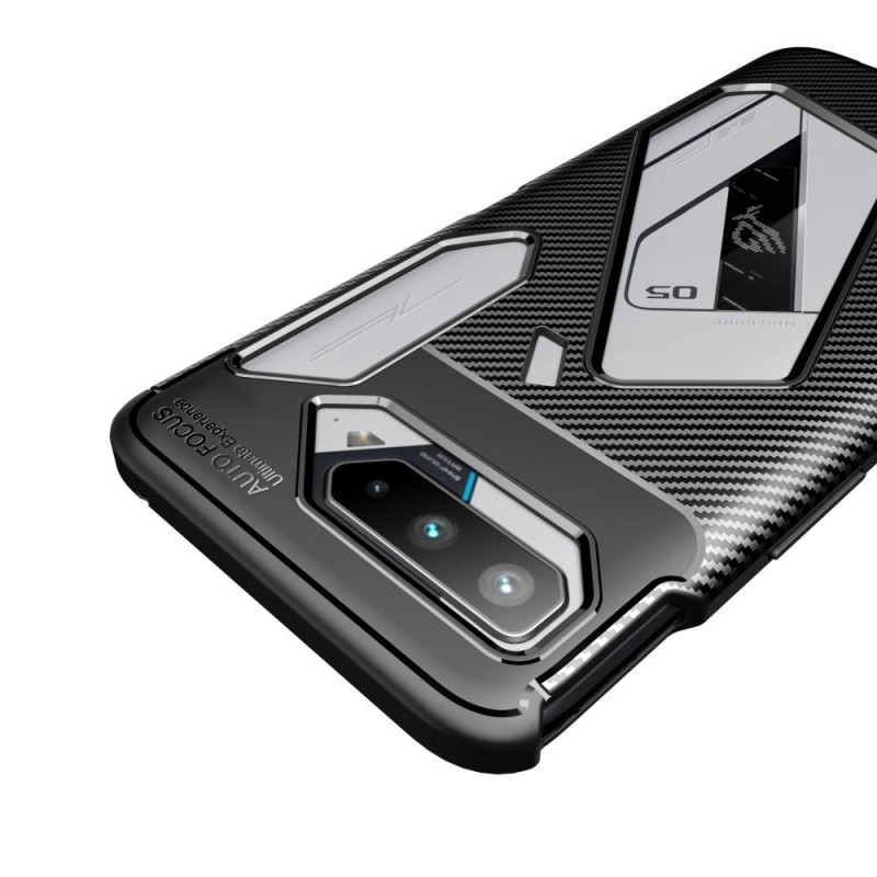 Asus ROG Phone 5 hiilikuiturakenne - musta