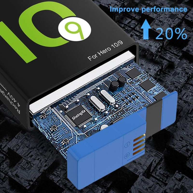 1750mAh polymeerilitiumakku GoPro Hero 10/9