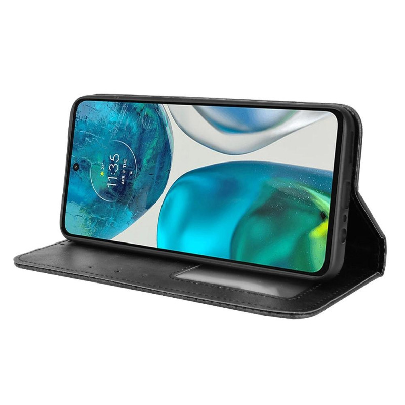 Wallet Stand Flip Phone Case til Motorola Moto G52 - Sort
