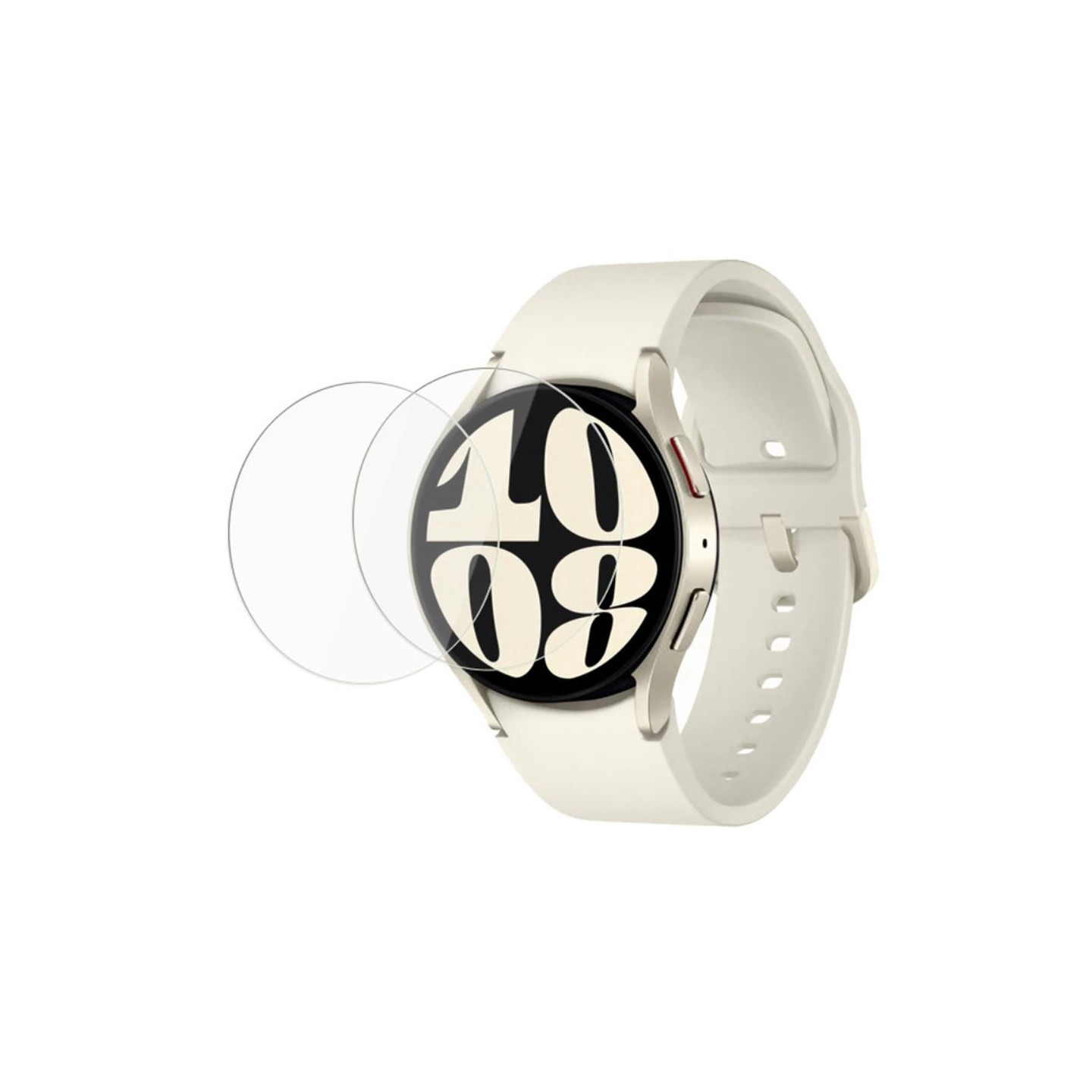 2kpl karkaistu lasi näytönsuoja Samsung Galaxy Watch6 43mm