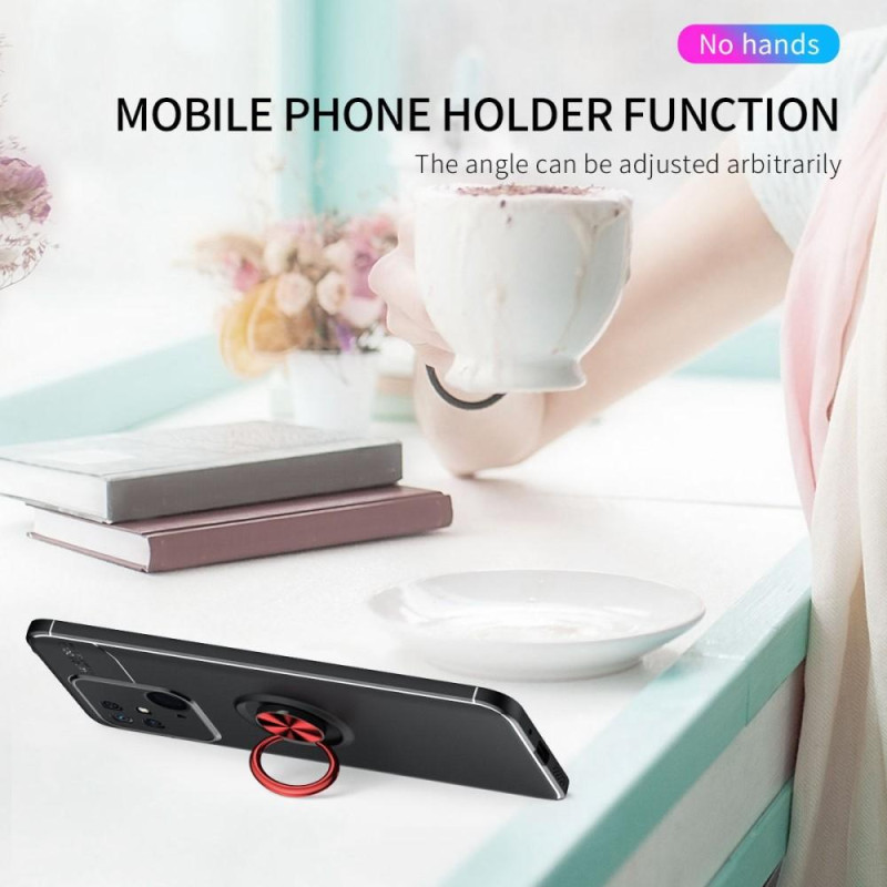 Fingerring Kickstand TPU Taske til Xiaomi Redmi 10C