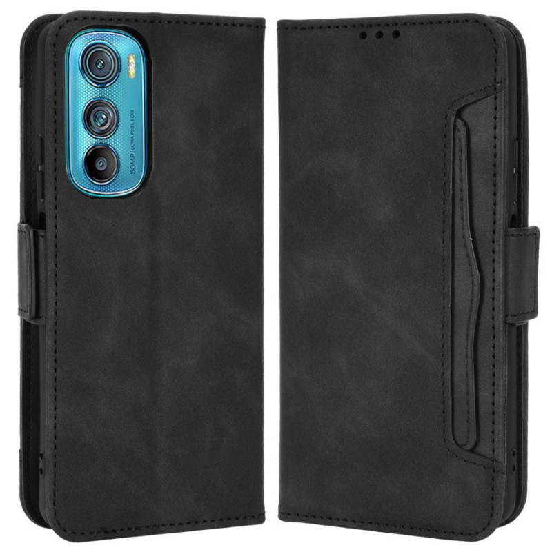 Wallet Stand Phone Case for Motorola Edge 30 5G - Black