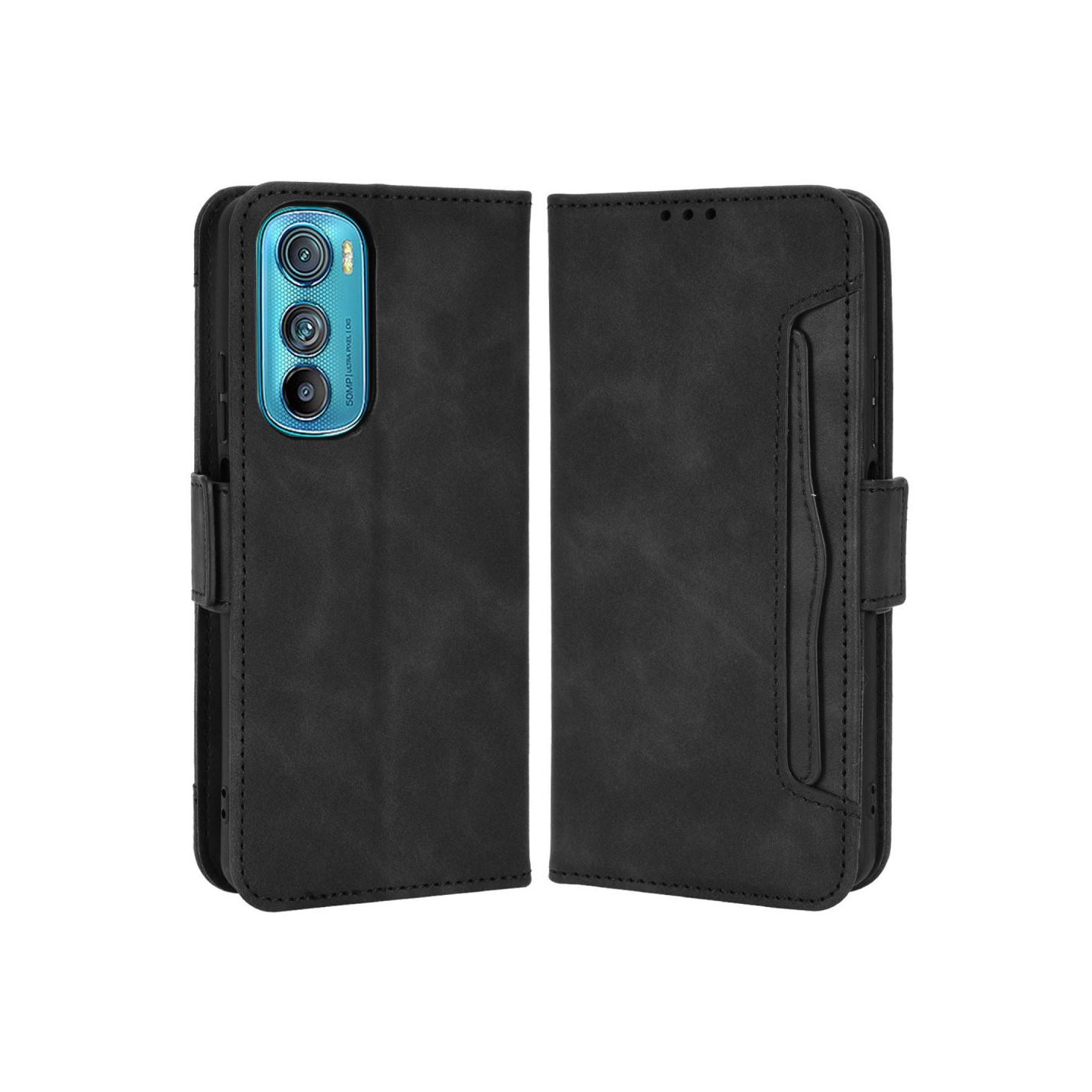 Motorola Edge 30 5G Lommebok - deksel - Svart