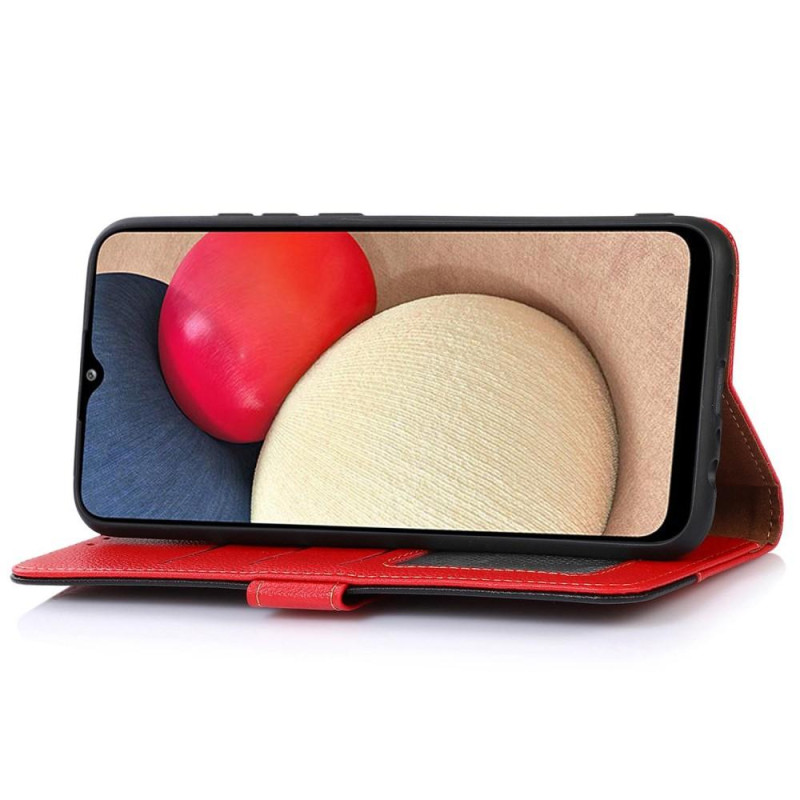 KHAZNEH Phone Cover for Motorola Edge 30 5G - Red/Black