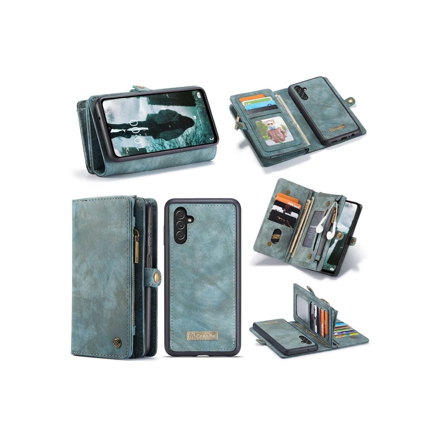 CASEME for Samsung Galaxy A13 5G / A04s 4G 2 - in - 1 Detachable - Blue