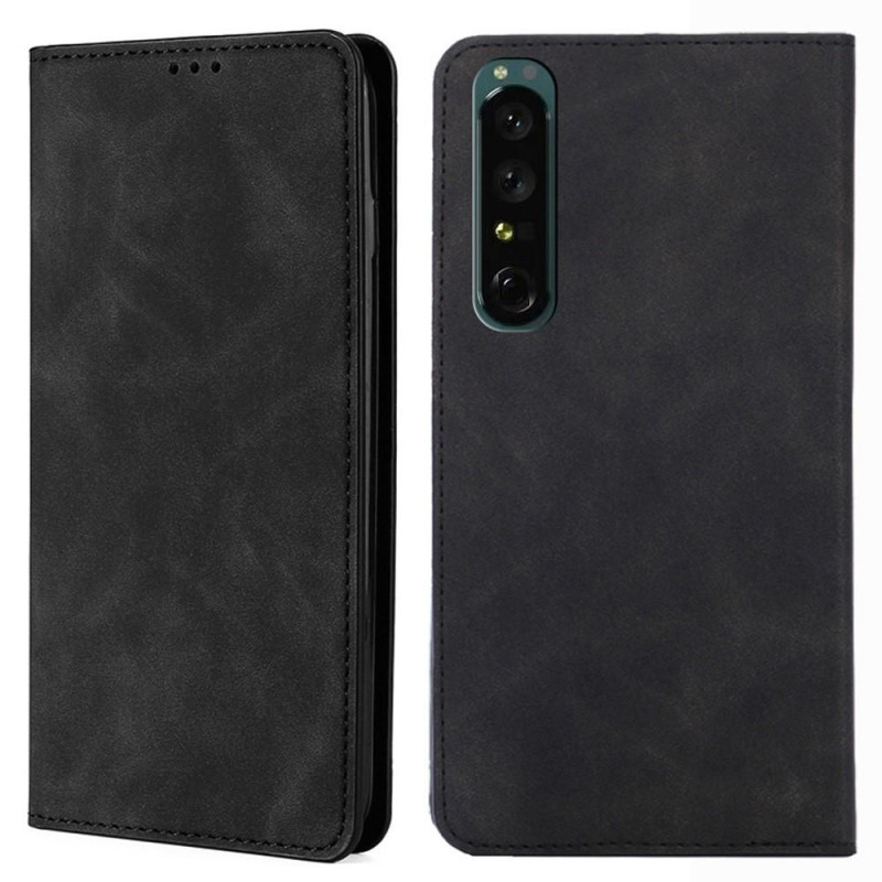 For Sony Xperia 1 IV Cover Wallet - Black