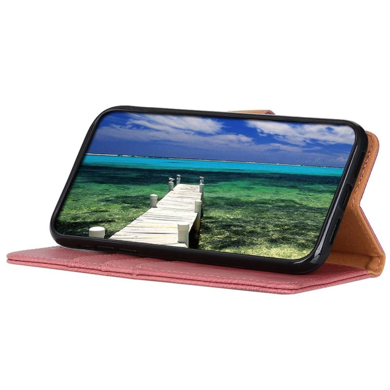 KHAZNEH Wallet Stand Case for Motorola Moto G 5G 2022 - Pink