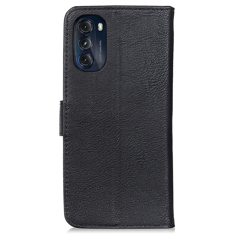 KHAZNEH tegnebogstaske til Motorola Moto G 5G 2022 - Sort